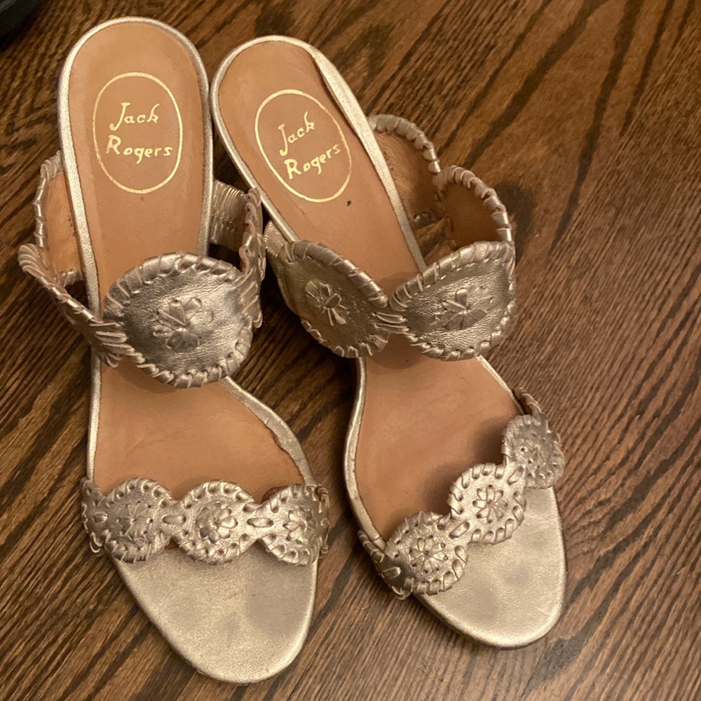 Jack Roger’s gold sandals